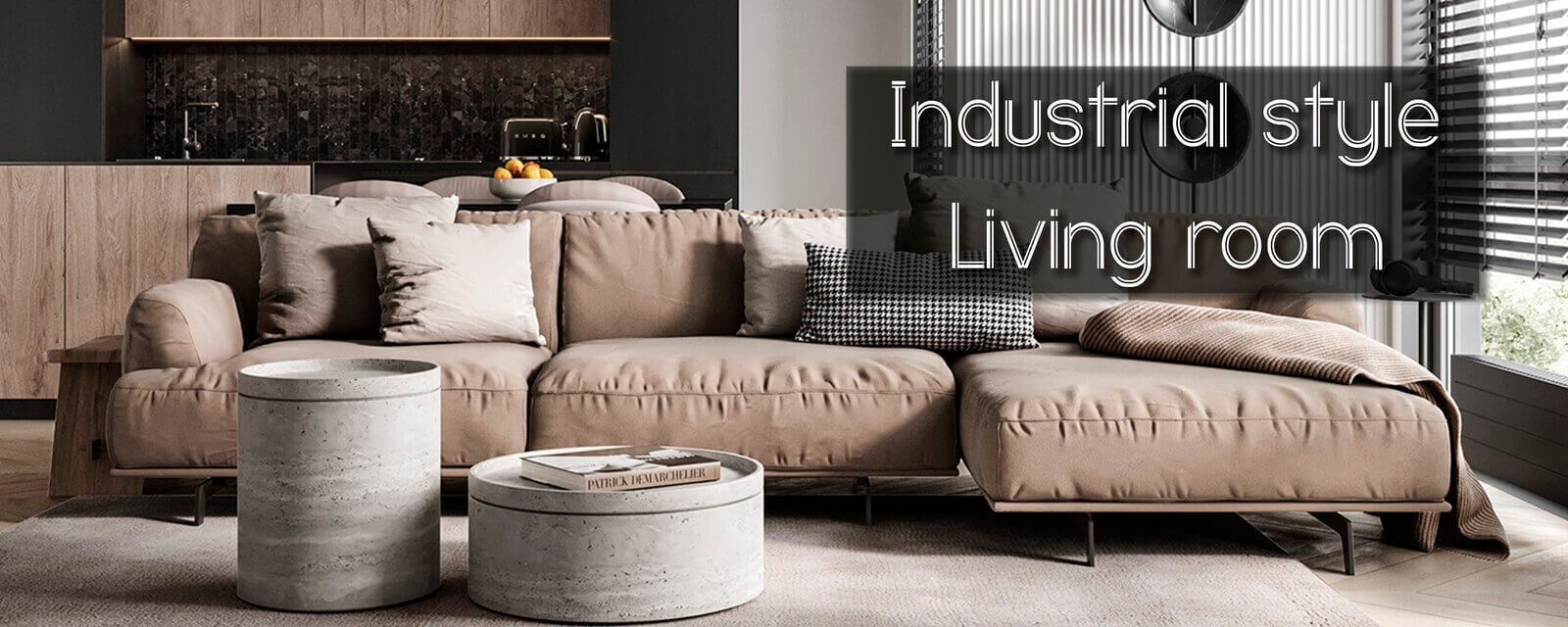 Modern Industrial Living Room
